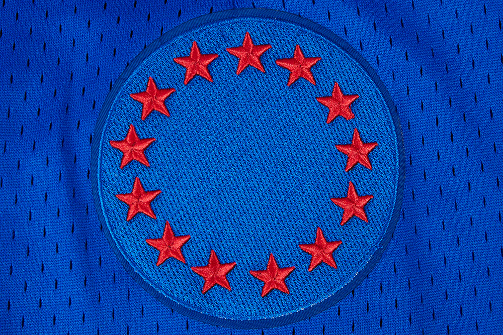 NBA PHILADELPHIA 76ERS CLASSIC MESH MEN'S SHORT (ROYAL BLUE) - Image 8