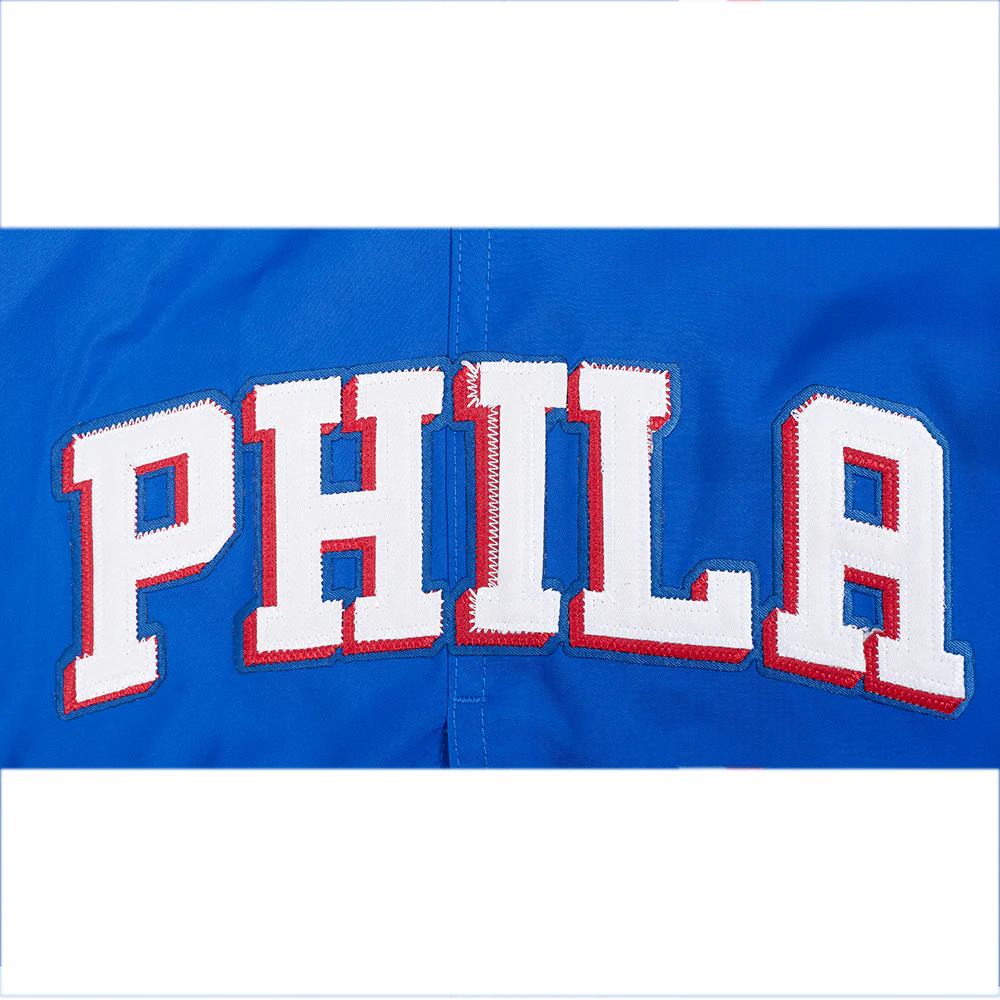 NBA PHILADELPHIA 76ERS CLASSIC WOVEN MEN'S SHORT (ROYAL BLUE) - Image 5