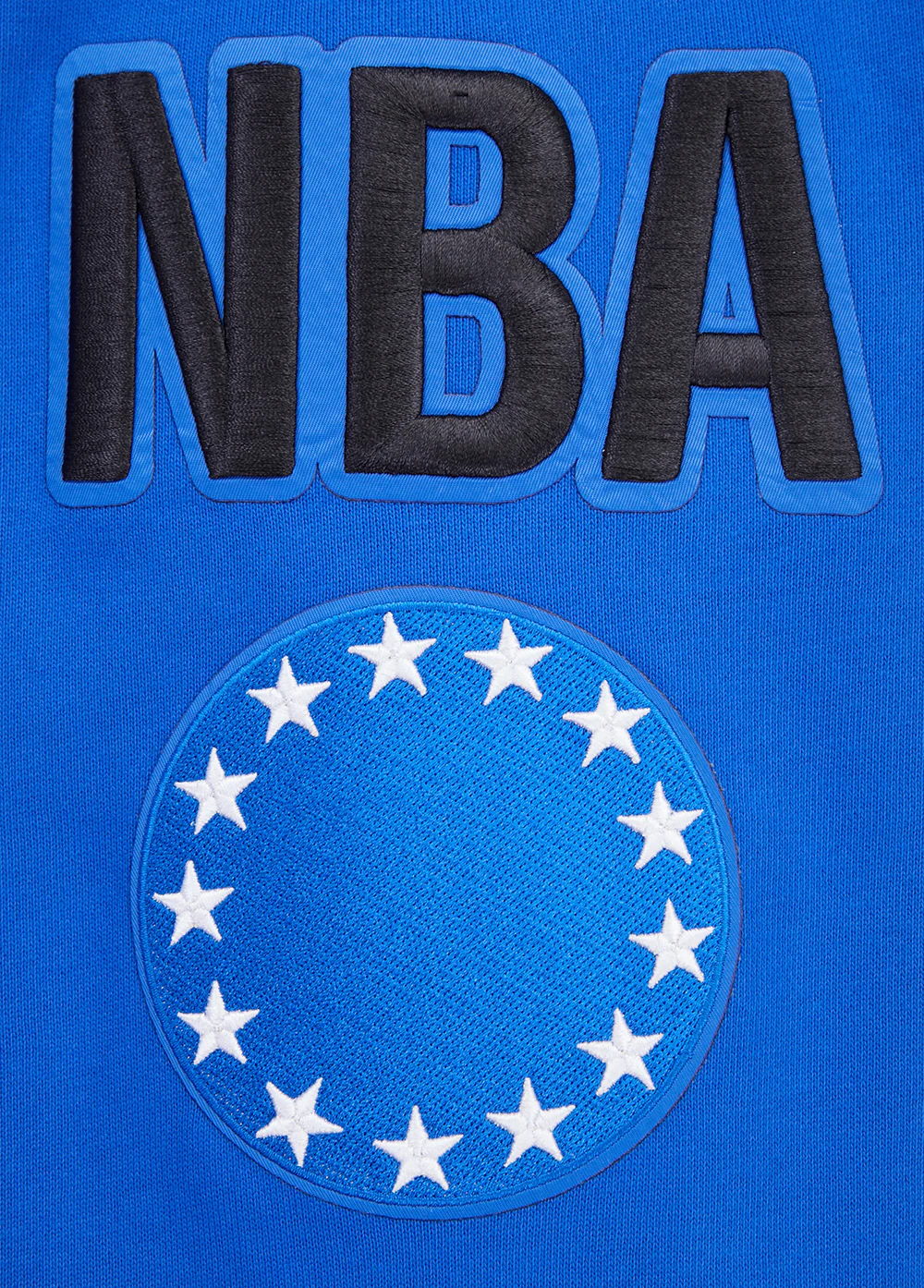 NBA PHILADELPHIA 76ERS MASHUP MEN'S RIB PULLOVER HOODIE (ROYAL BLUE/RED) - Image 7