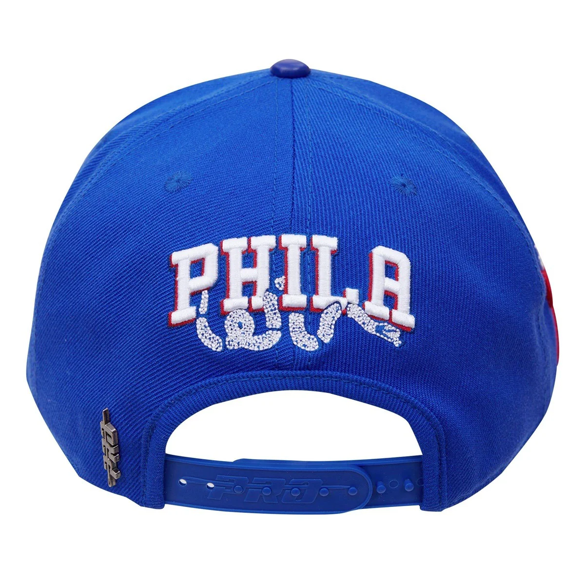 NBA PHILADELPHIA 76ERS MASHUP UNISEX SNAPBACK HAT (ROYAL BLUE) - Image 4