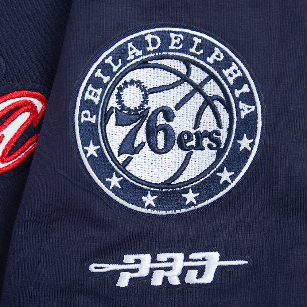 NBA PHILADELPHIA 76ERS CITY EDITION 25-26 WOMEN'S SJ BOXY TEE (MIDNIGHT NAVY) - Image 7