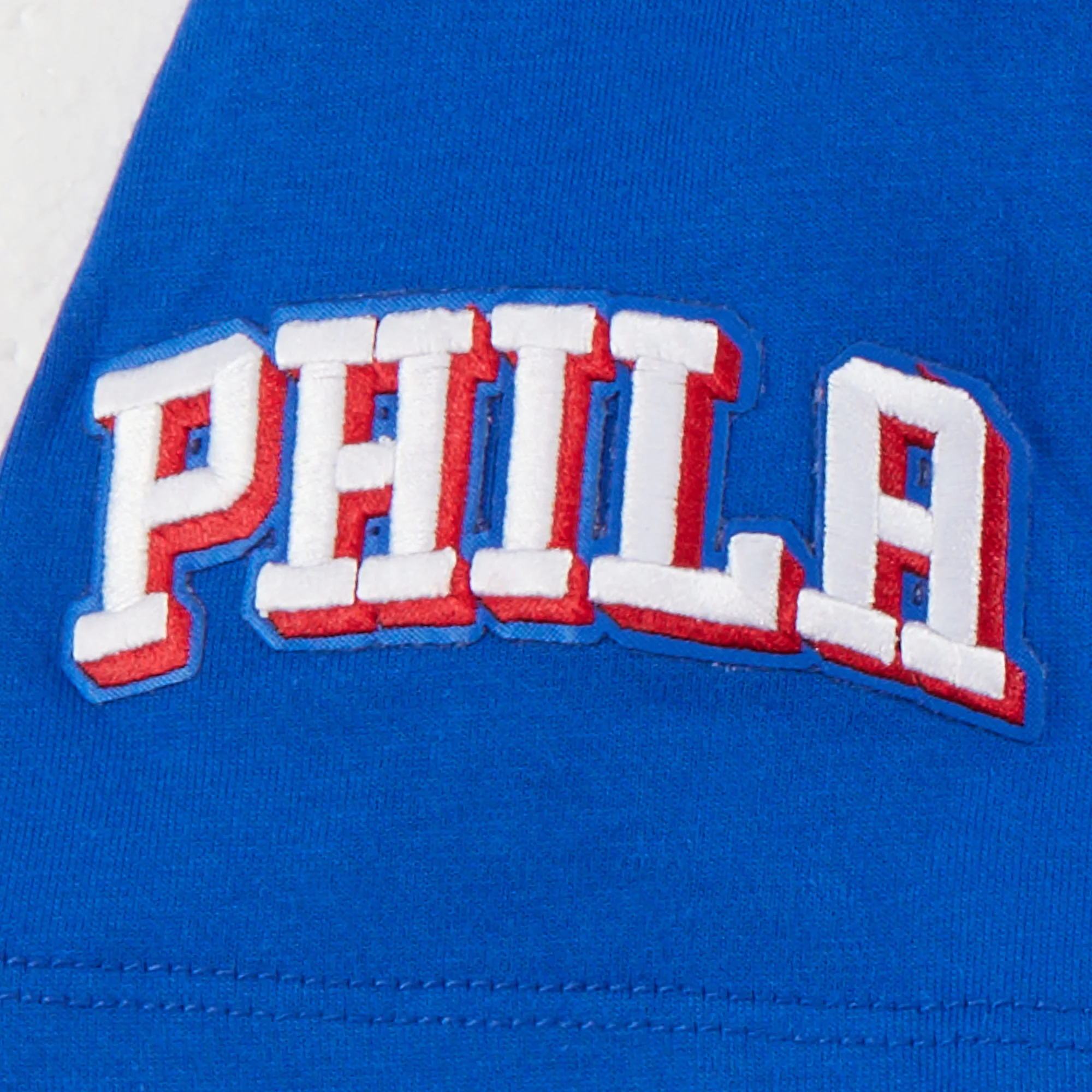 NBA PHILADELPHIA 76ERS RETRO CLASSIC SINGLE JERSEY BIG BOYS SINGLE JERSEY TEE (ROYAL BLUE) - Image 4