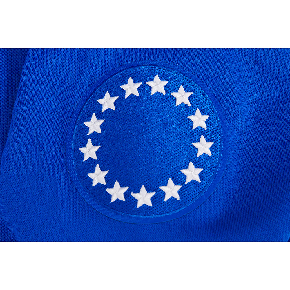 NBA PHILADELPHIA 76ERS CLASSIC BIG BOYS FLEECE PULLOVER HOODIE (ROYAL BLUE) - Image 6