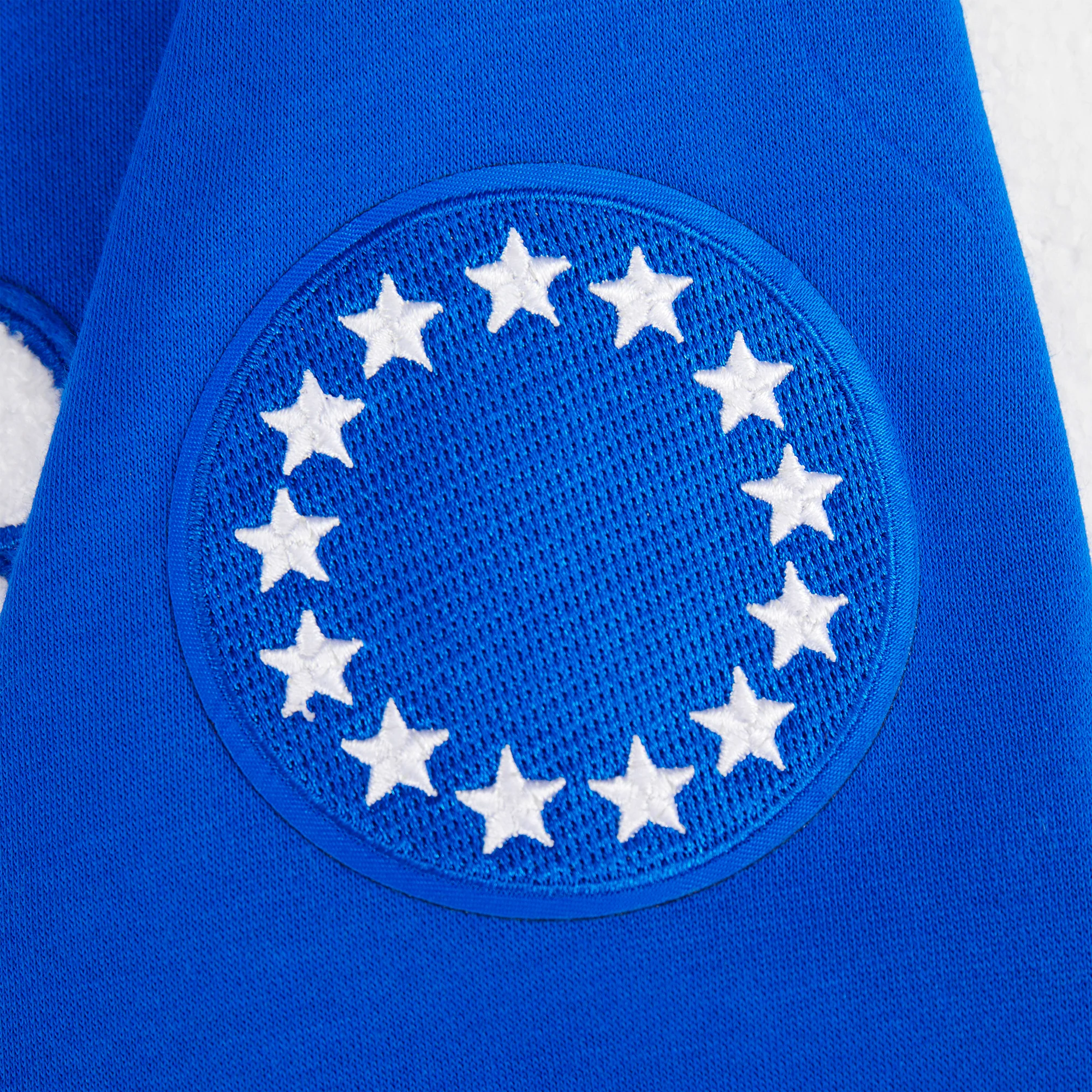 NBA PHILADELPHIA 76ERS RETRO CLASSIC BIG BOYS RIB FLEECE PULLOVER HOODIE (ROYAL BLUE/RED) - Image 5