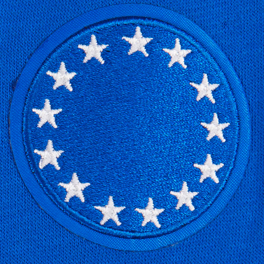 NBA PHILADELPHIA 76ERS CLASSIC BIG GIRLS FLEECE FULL ZIP HOODIE (ROYAL BLUE) - Image 7