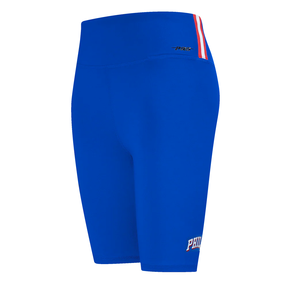 NBA PHILADELPHIA 76ERS CLASSIC WOMEN'S JERSEY BIKE SHORT (ROYAL BLUE)