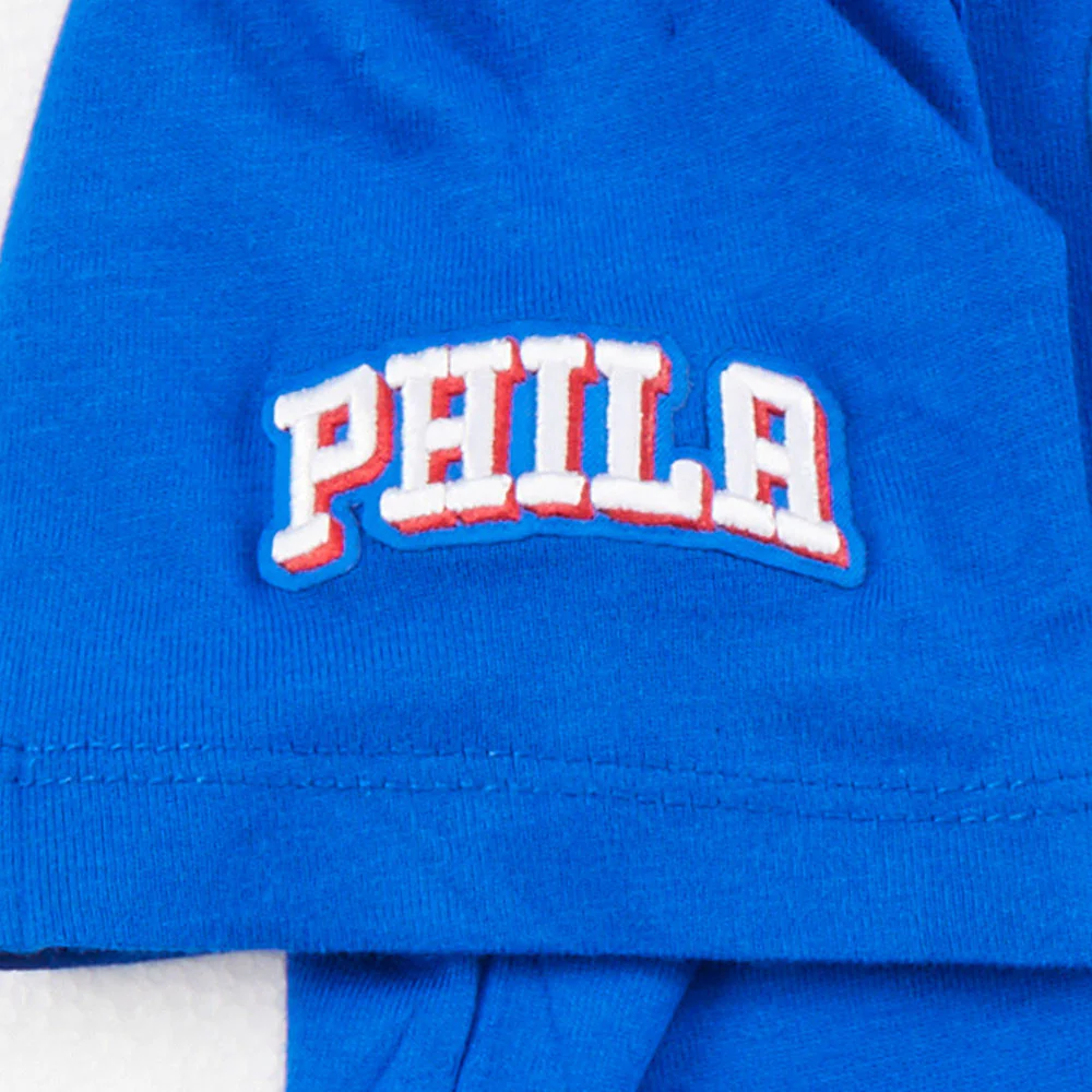 NBA PHILADELPHIA 76ERS RETRO CLASSIC TODDLER BOYS SHORT SLEEVE TEE (ROYAL BLUE) - Image 6