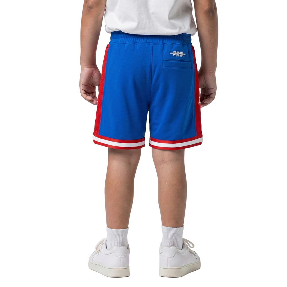 NBA PHILADELPHIA 76ERS CLASSIC TODDLER BOYS FLEECE 2.0 SHORT (ROYAL BLUE/RED) - Image 2