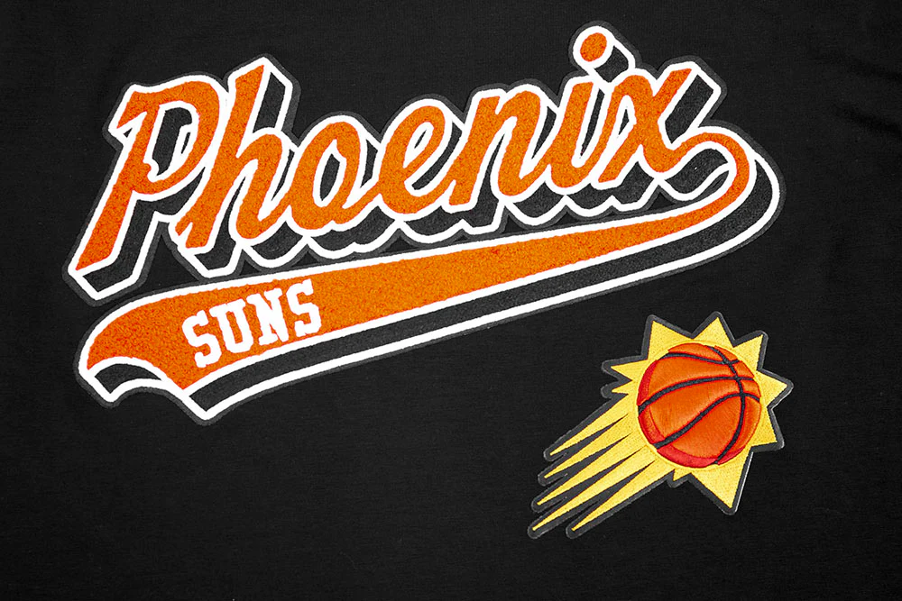 NBA PHOENIX SUNS SCRIPT TAIL MEN'S TEE (BLACK) - Image 5