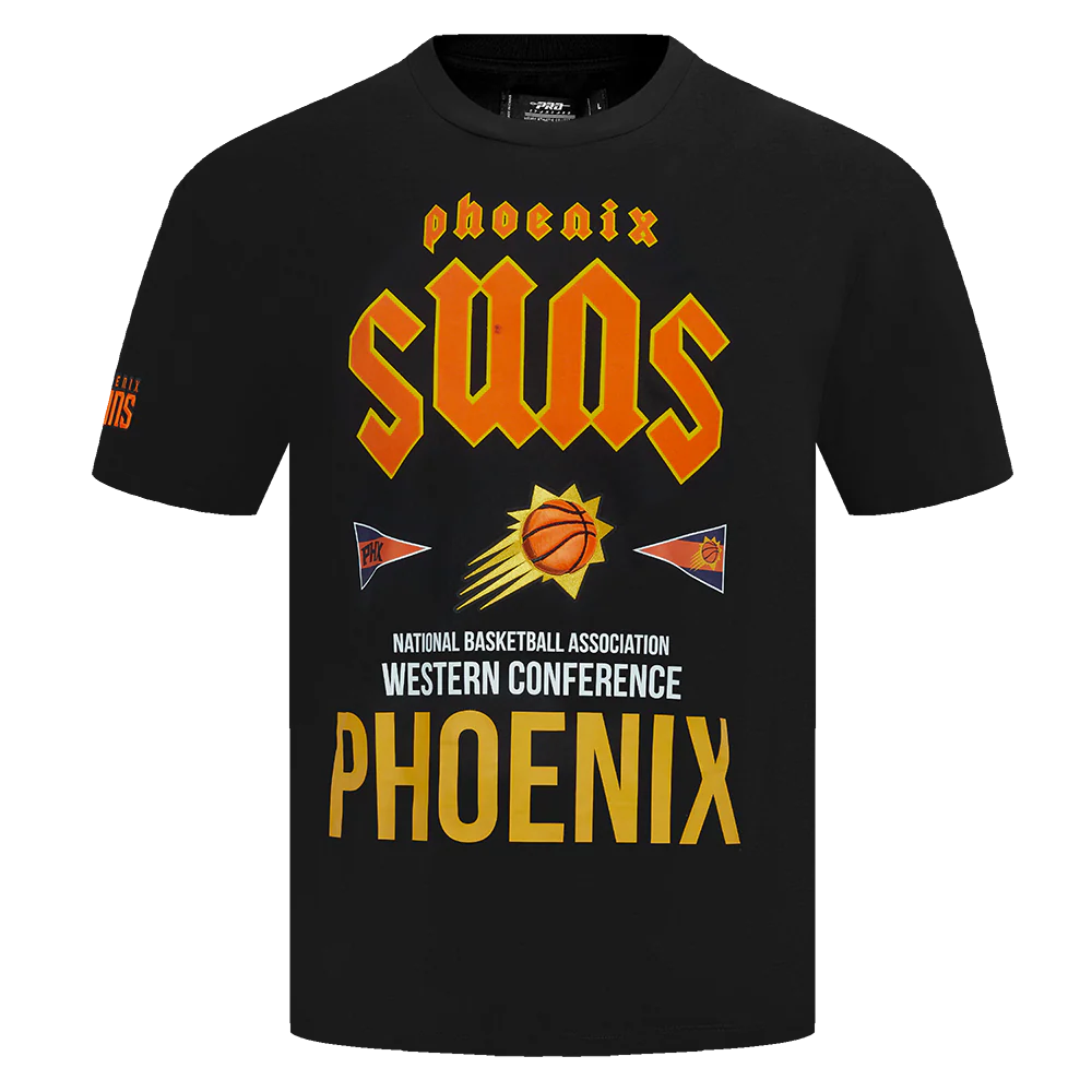 NBA PHOENIX SUNS CITY TOUR CJ DROP SHOULDER TEE (BLACK)