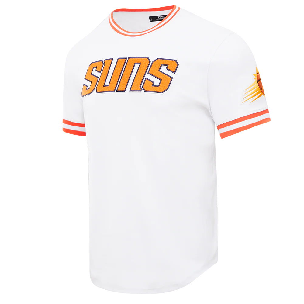 NBA PHOENIX SUNS CLASSIC CHENILLE MEN'S TEE (WHITE) - Image 10