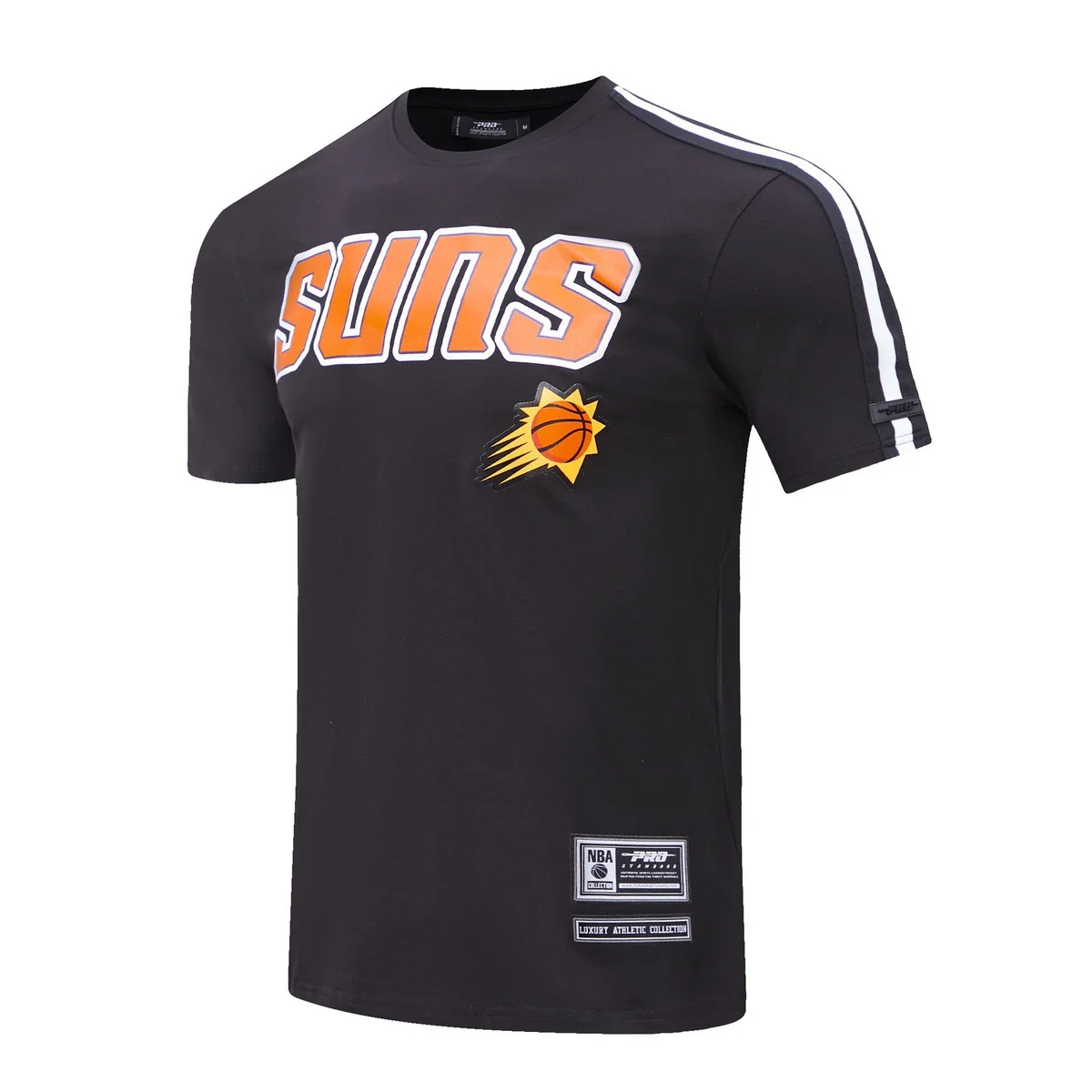 NBA PHOENIX SUNS LOGO PRO TEAM MEN'S TAPING TEE (BLACK) - Image 2