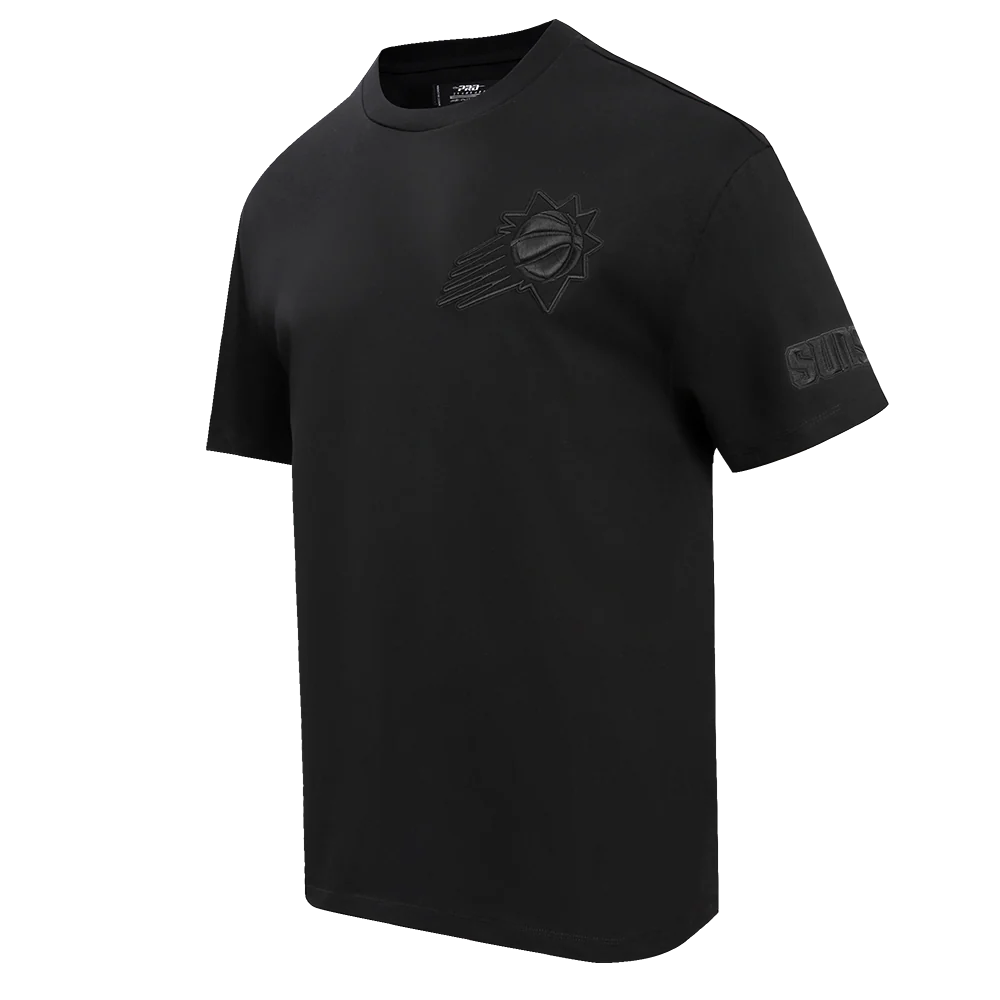NBA PHOENIX SUNS NEUTRAL COTTON JERSEY DROP SHOULDER TEE (BLACK) - Image 2