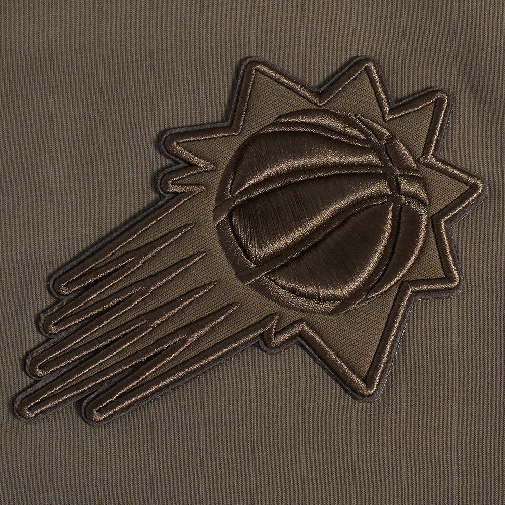 NBA PHOENIX SUNS NEUTRAL MEN'S DROP SHOULDER TEE (DARK TAUPE) - Image 7