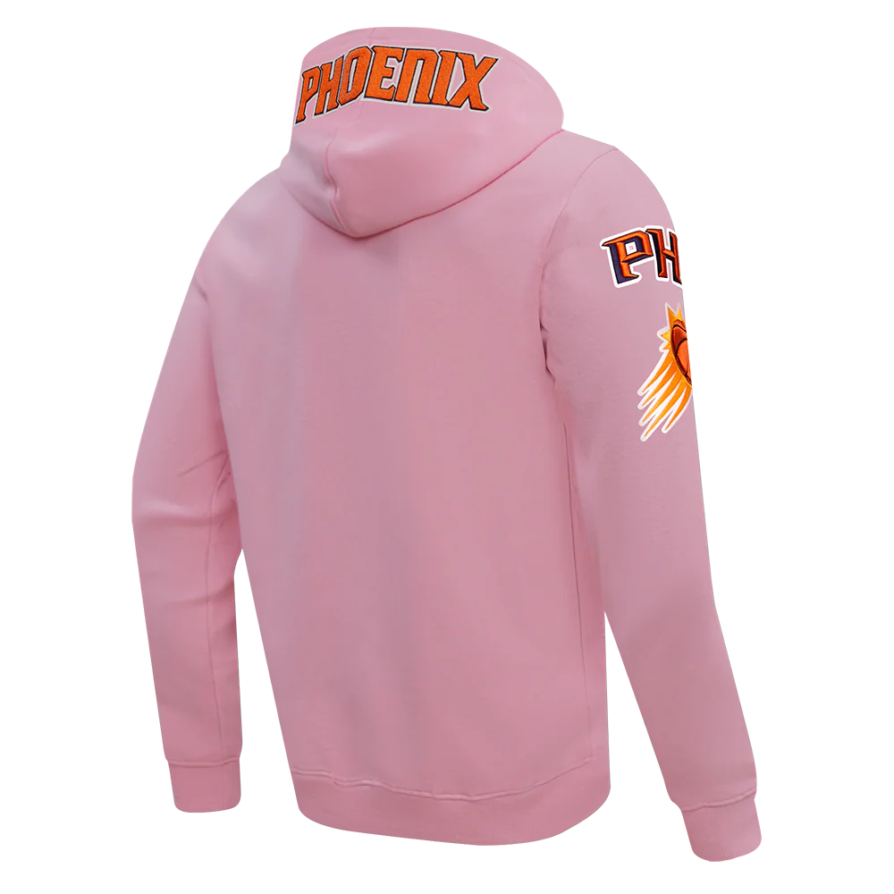 NBA PHOENIX SUNS CLASSIC CHENILLE MEN'S PULLOVER HOODIE (PINK) - Image 3