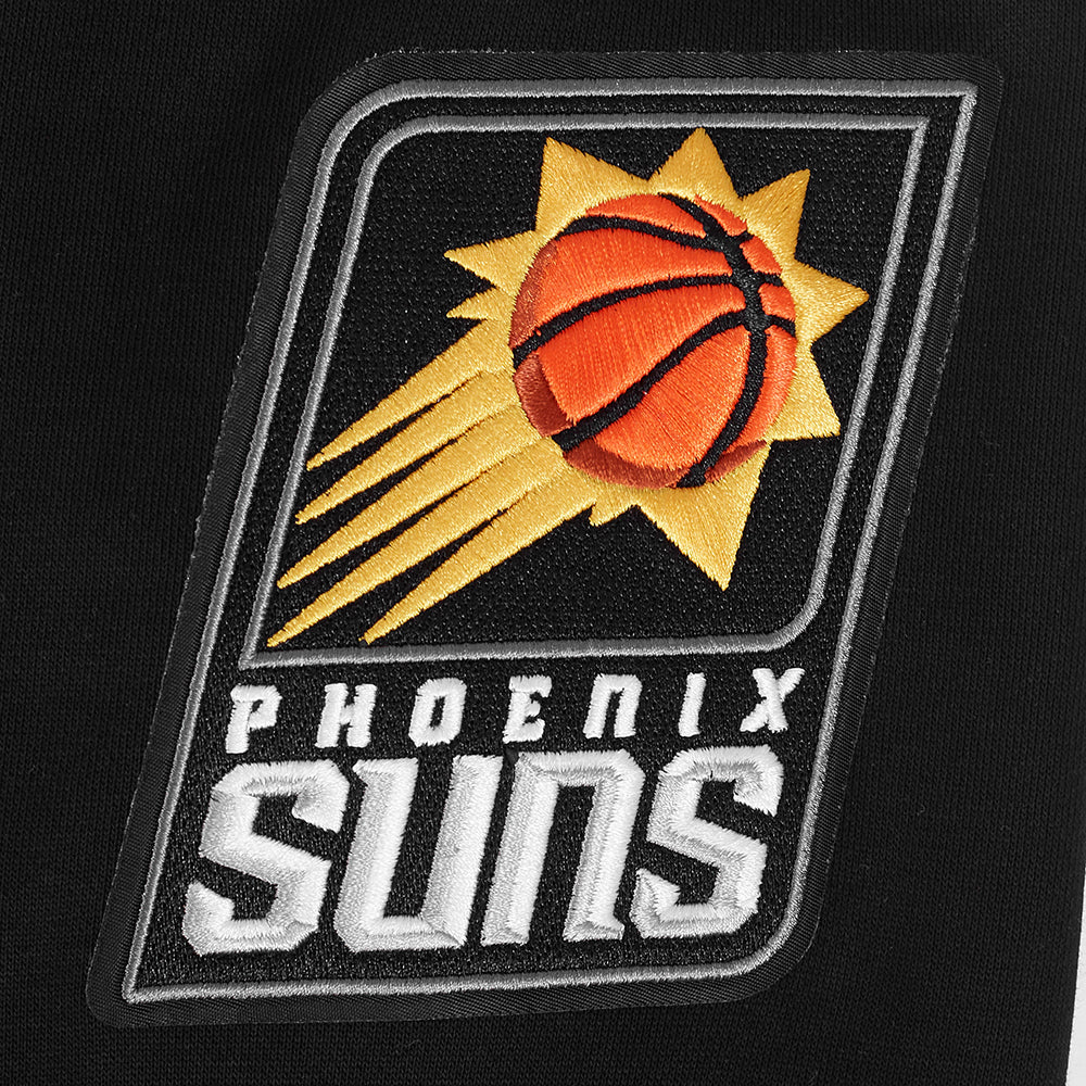 NBA PHOENIX SUNS RETRO CLASSIC MEN'S PO HOODIE (BLACK/ORANGE) - Image 6