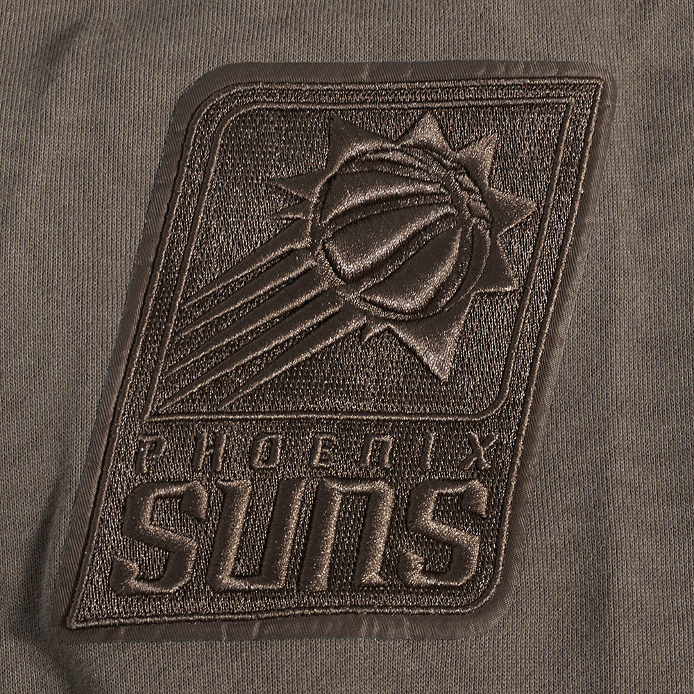 NBA PHOENIX SUNS NEUTRAL MEN'S DROP SHOULDER PULLOVER HOODIE (DARK TAUPE) - Image 6