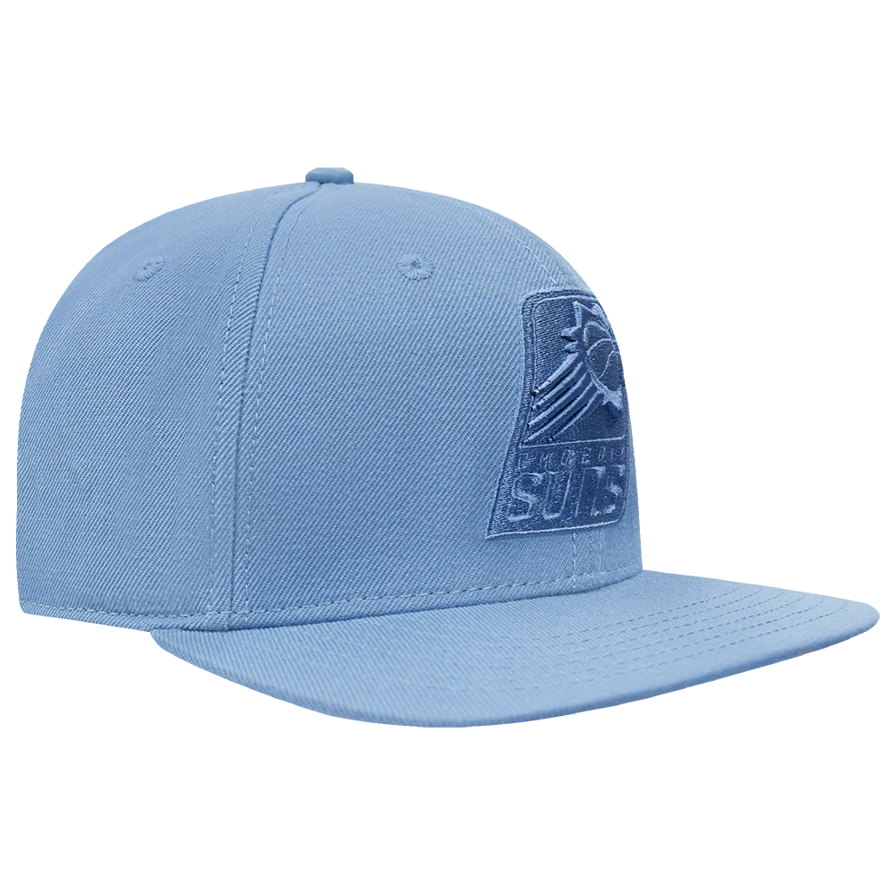 NBA PHOENIX SUNS NEUTRAL WOOL SNAPBACK HAT (STEEL BLUE) - Image 2