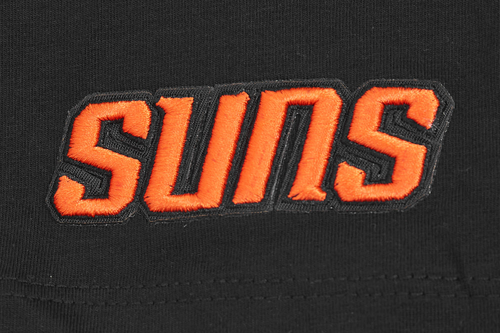 NBA PHOENIX SUNS SCRIPT TAIL WOMEN'S SINGLE JERSEY BOXY TEE (BLACK) - Image 5