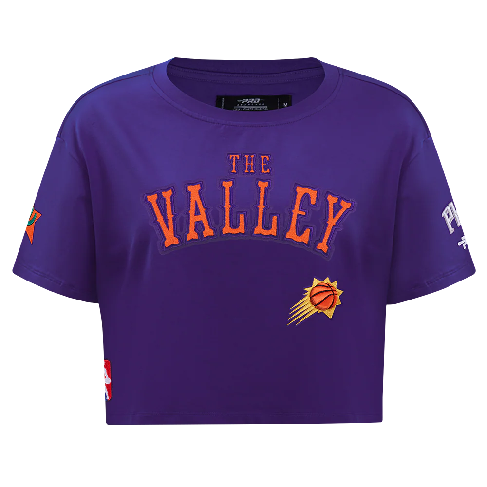 NBA PHOENIX SUNS CITY EDITION 24-25 WOMEN'S SJ BOXY TEE (PURPLE)