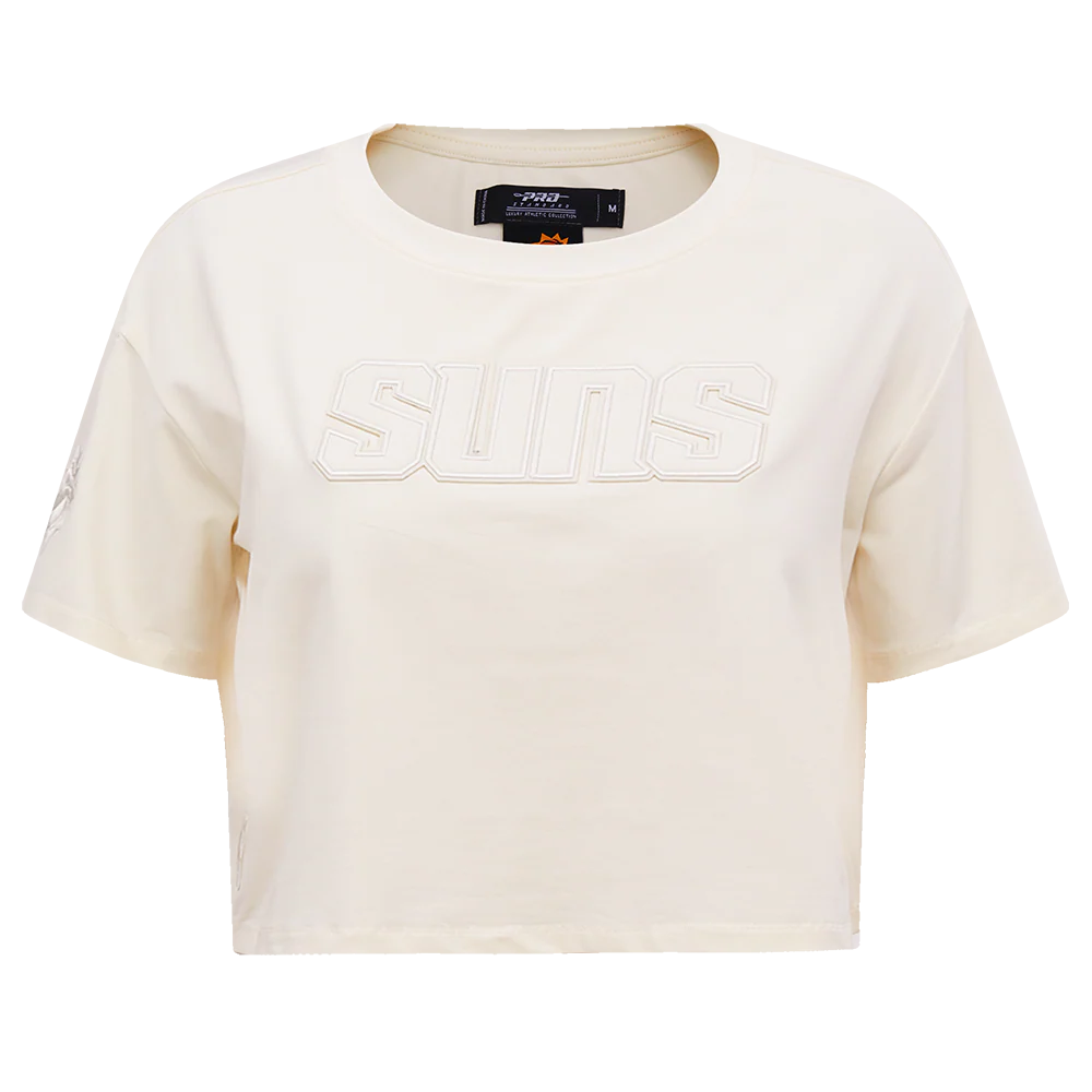 NBA PHOENIX SUNS NEUTRAL WOMEN'S BOXY TEE (EGGSHELL)