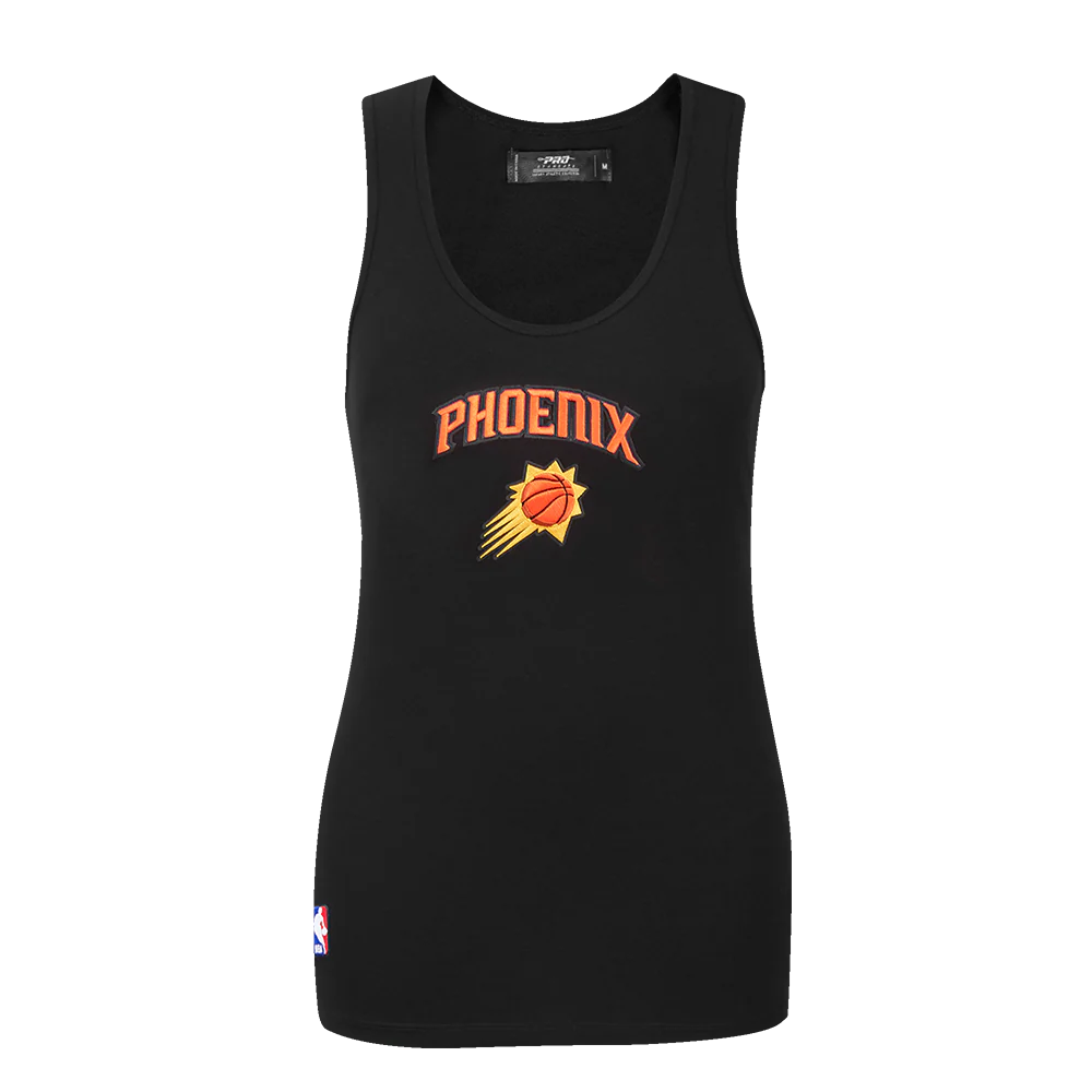 NBA PHOENIX SUNS CLASSIC WOMEN'S RELAXED FIT RACERBACK (BLACK)