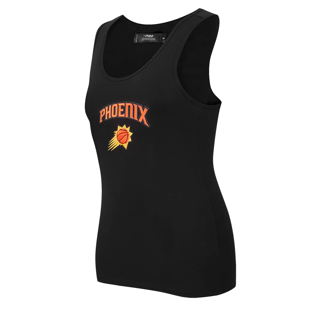 NBA PHOENIX SUNS CLASSIC WOMEN'S RELAXED FIT RACERBACK (BLACK) - Image 2