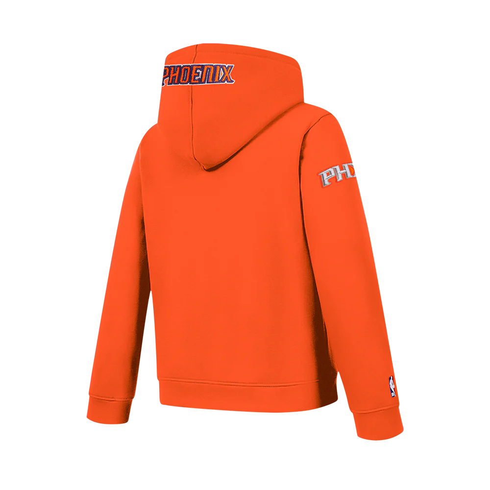 NBA PHOENIX SUNS CLASSIC BIG BOYS FLC FZ PO HOODIE (ORANGE) - Image 4