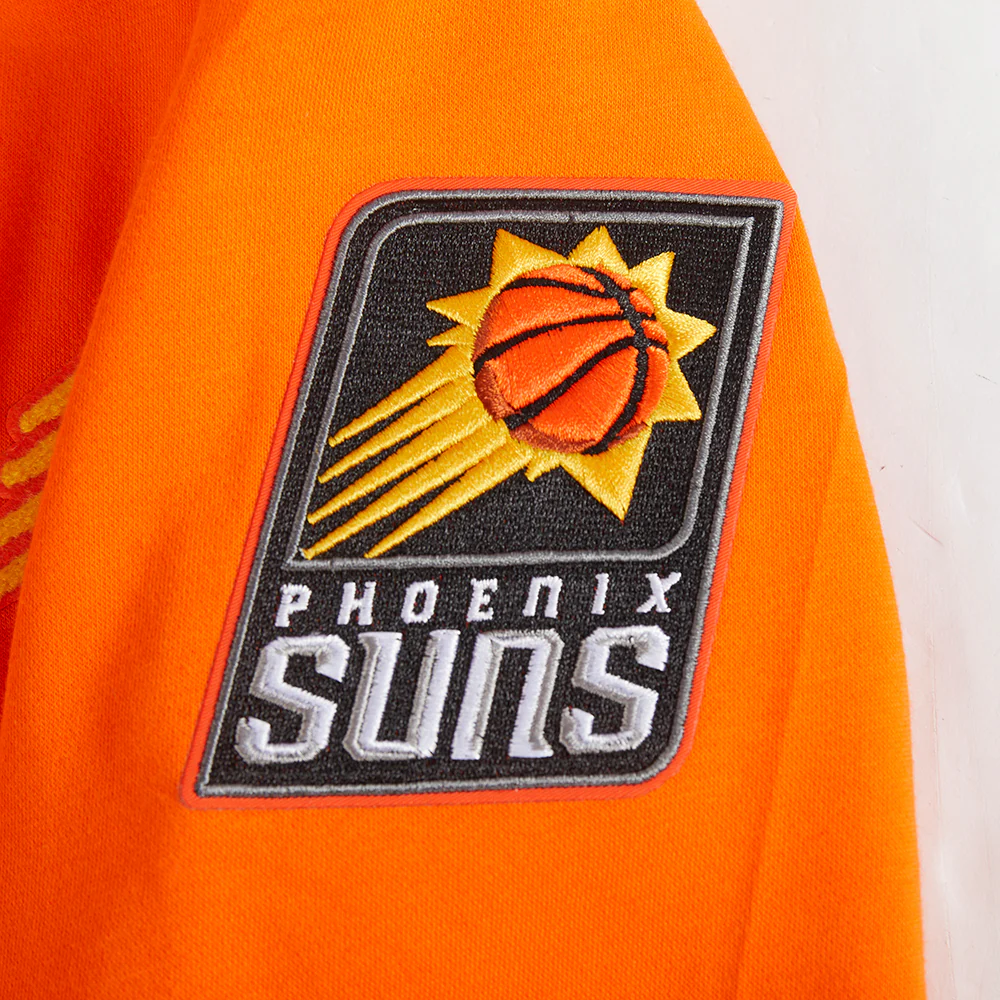 NBA PHOENIX SUNS CLASSIC BIG BOYS FLC FZ PO HOODIE (ORANGE) - Image 6