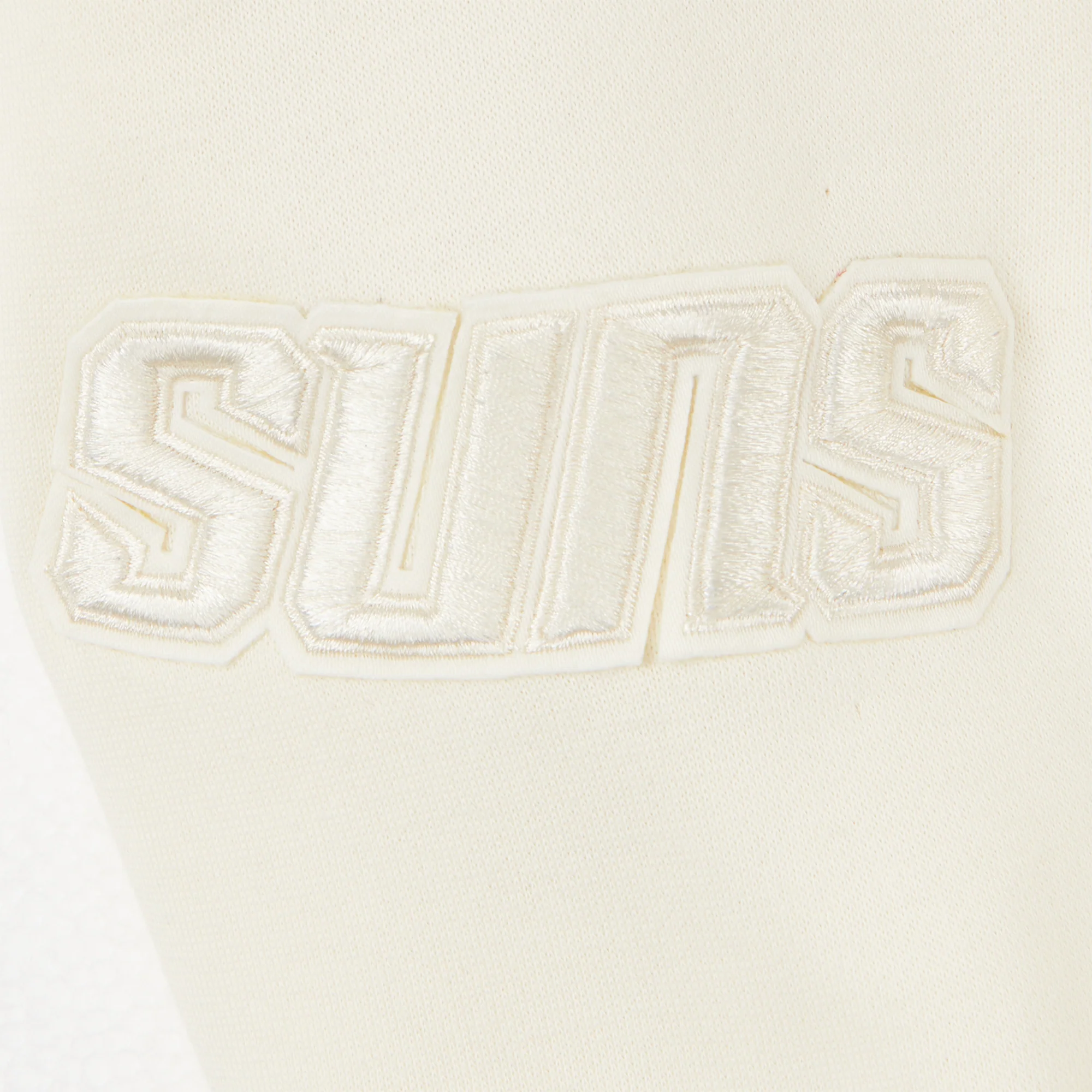 NBA PHOENIX SUNS NEUTRAL BIG BOYS FLEECE PULLOVER HOODIE (EGGSHELL) - Image 3