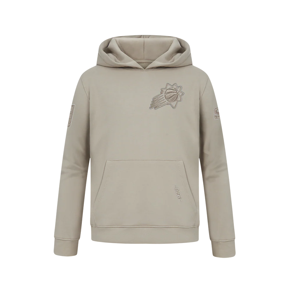 NBA PHOENIX SUNS NEUTRAL BIG BOYS FLC PO HOODIE (TAUPE)