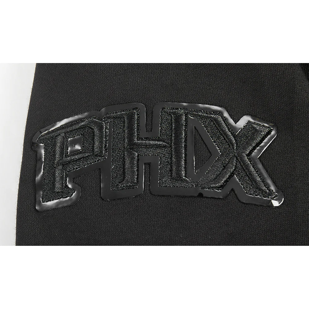 NBA PHOENIX SUNS TRIPLE BLACK BIG BOYS FLC PO HOODIE (BLACK) - Image 5
