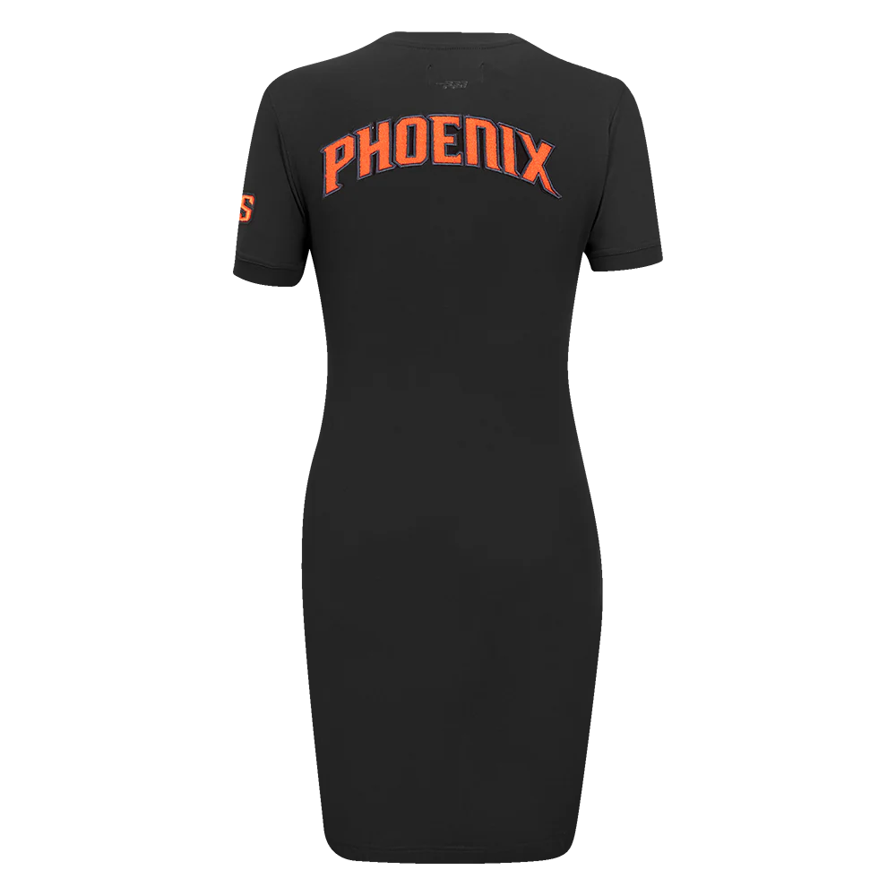 NBA PHOENIX SUNS CLASSIC WOMEN'S BODYCON DRESS (BLACK) - Image 3