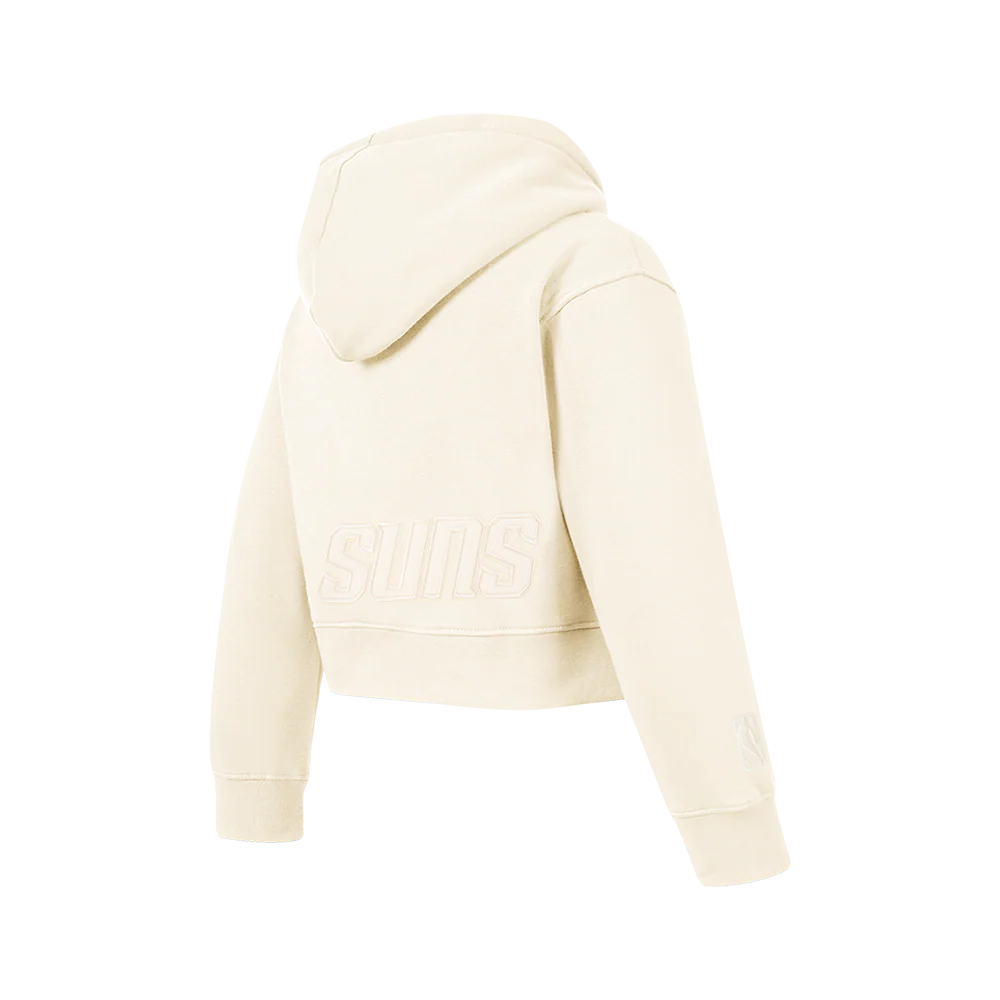 NBA PHOENIX SUNS NEUTRAL BIG GIRLS FLC PO HOODIE (EGGSHELL) - Image 4