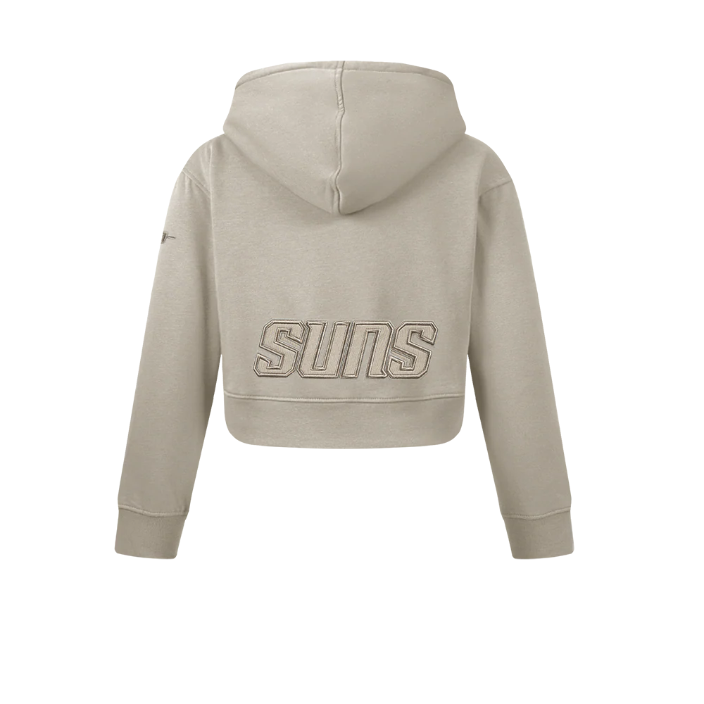 NBA PHOENIX SUNS NEUTRAL BIG GIRLS FLC PO HOODIE (TAUPE) - Image 3