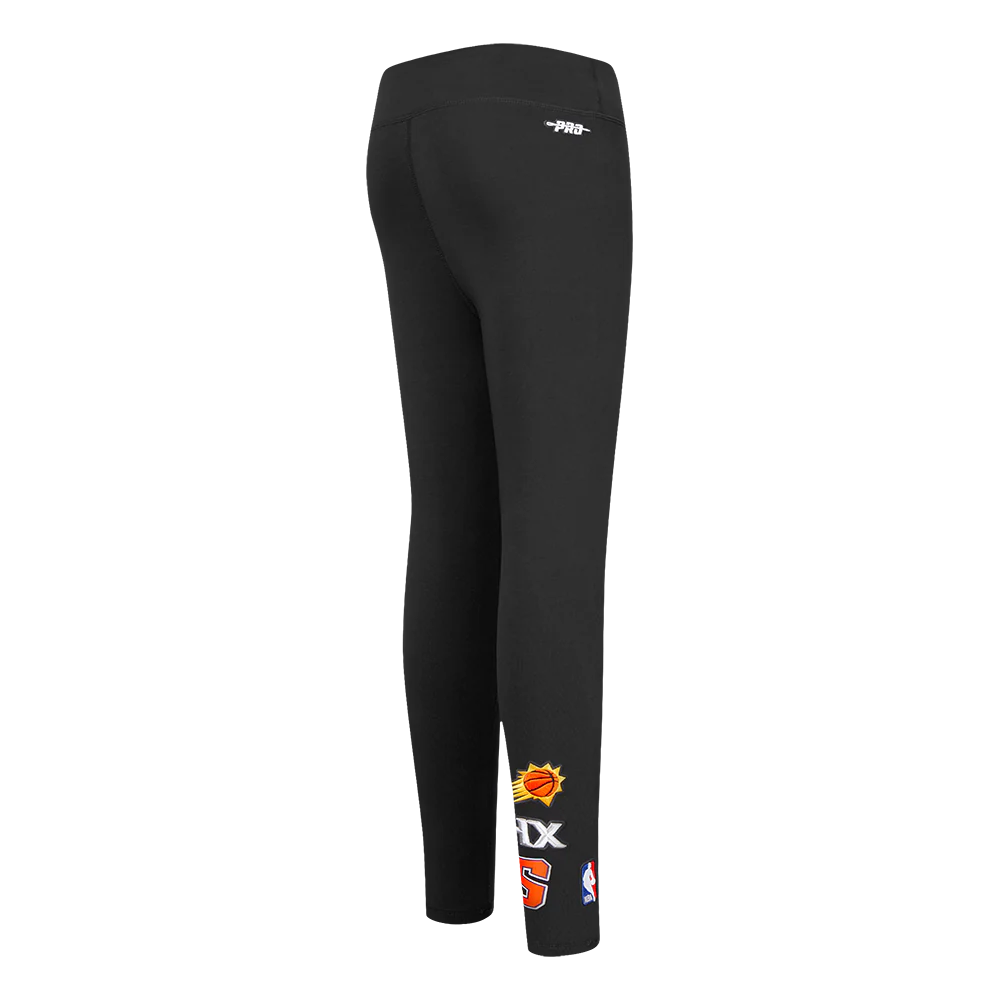 NBA PHOENIX SUNS RETRO CLASSIC BIG GIRLS LEGGING (BLACK) - Image 3