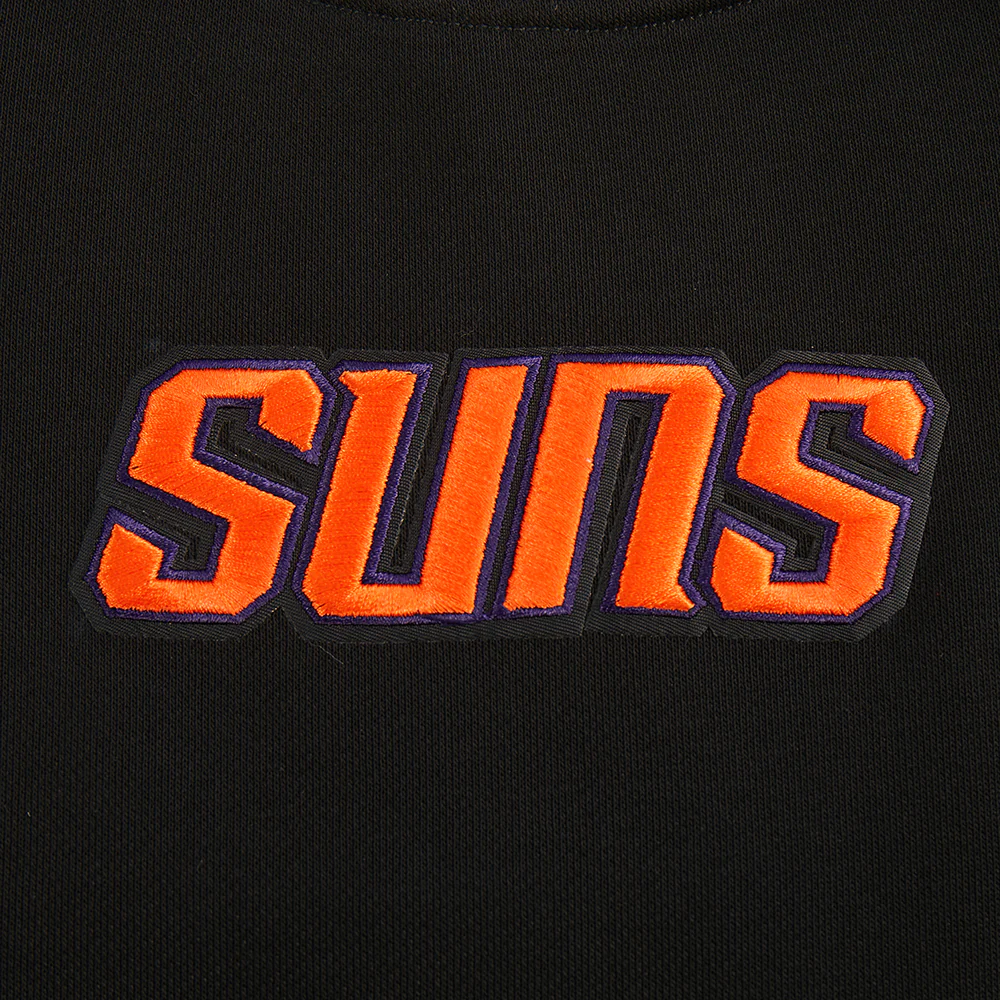 NBA PHOENIX SUNS WINGSPAN WOMEN'S FLC CREWNECK (BLACK) - Image 8