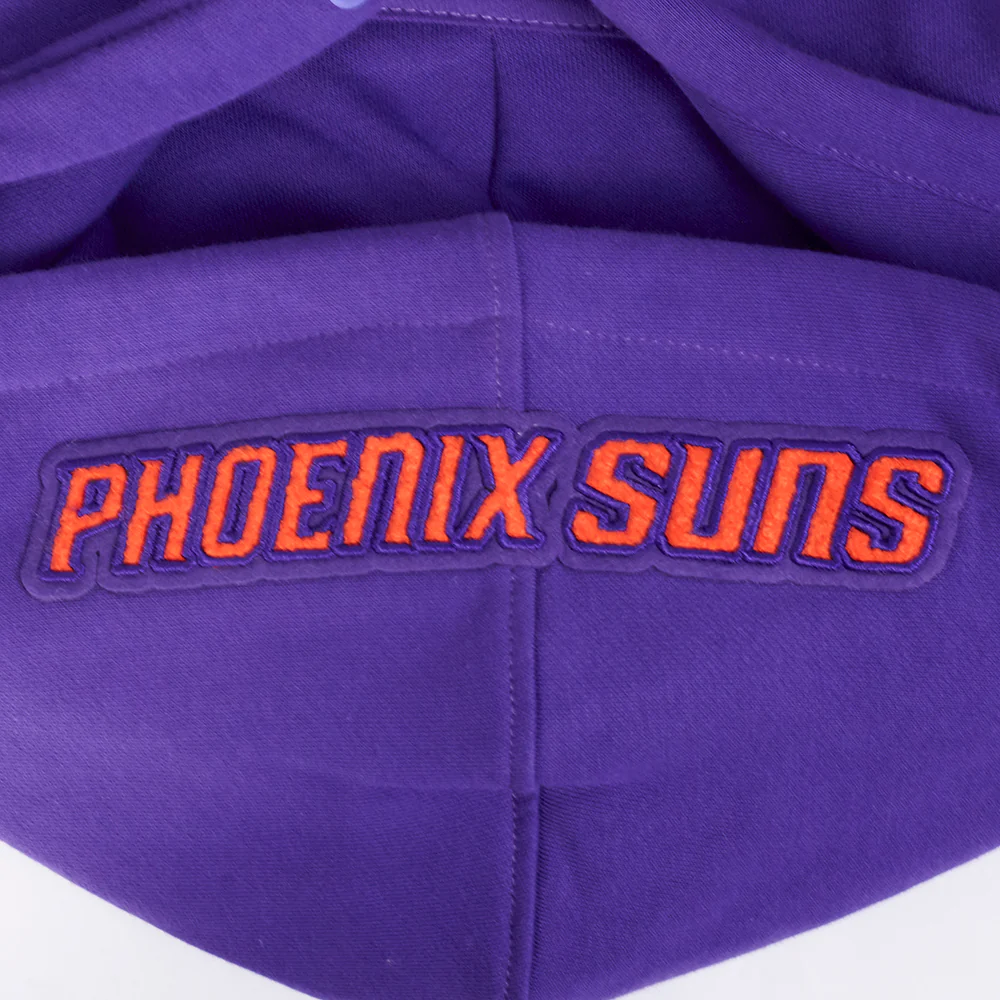 NBA PHOENIX SUNS CITY EDITION 24-25 WOMEN'S FLEECE CROPPED PULLOVER HOODIE (PURPLE) - Image 8