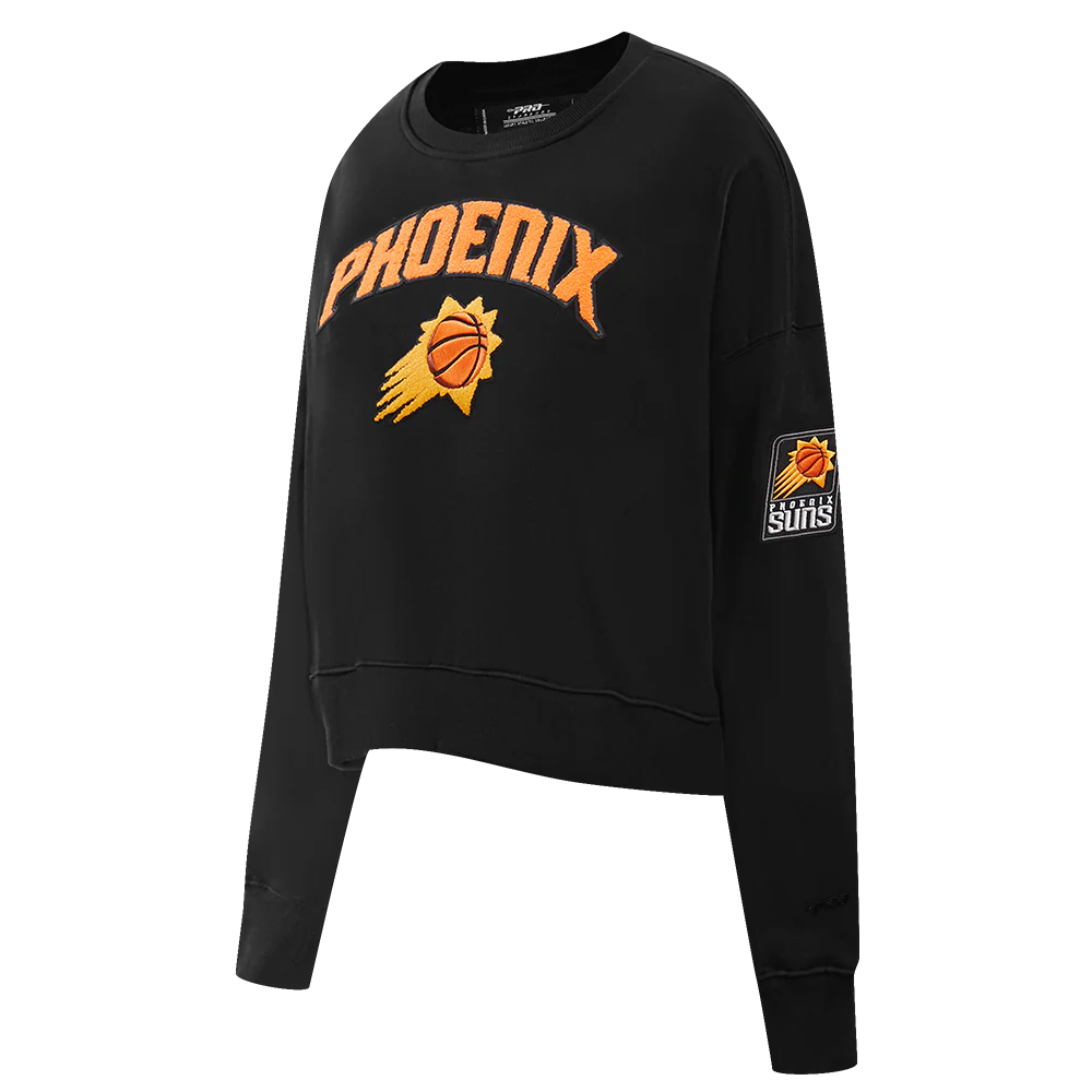 NBA PHOENIX SUNS CLASSIC WOMEN'S CREWNECK (BLACK) - Image 2