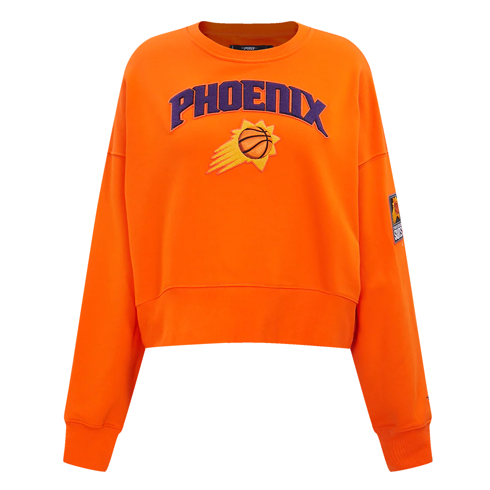 NBA PHOENIX SUNS CLASSIC WOMEN'S CREWNECK (ORANGE)