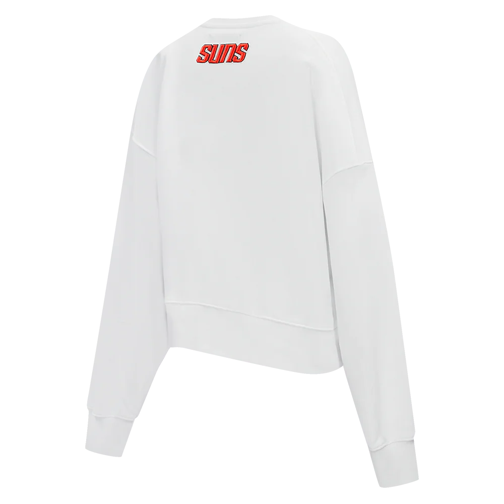 NBA PHOENIX SUNS CLASSIC WOMEN'S CREWNECK (WHITE) - Image 3