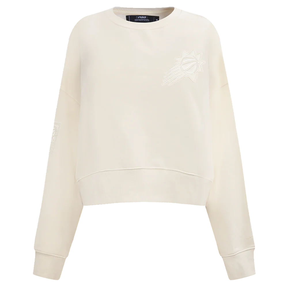 NBA PHOENIX SUNS NEUTRAL WOMEN'S CREWNECK (EGGSHELL)