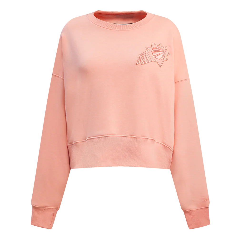 NBA PHOENIX SUNS NEUTRAL FLEECE CREWNECK (GUAVA)