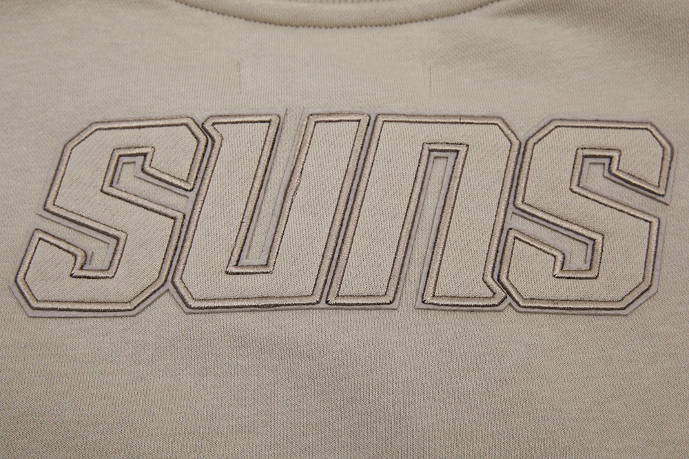 NBA PHOENIX SUNS NEUTRAL WOMEN'S CREWNECK (TAUPE) - Image 7