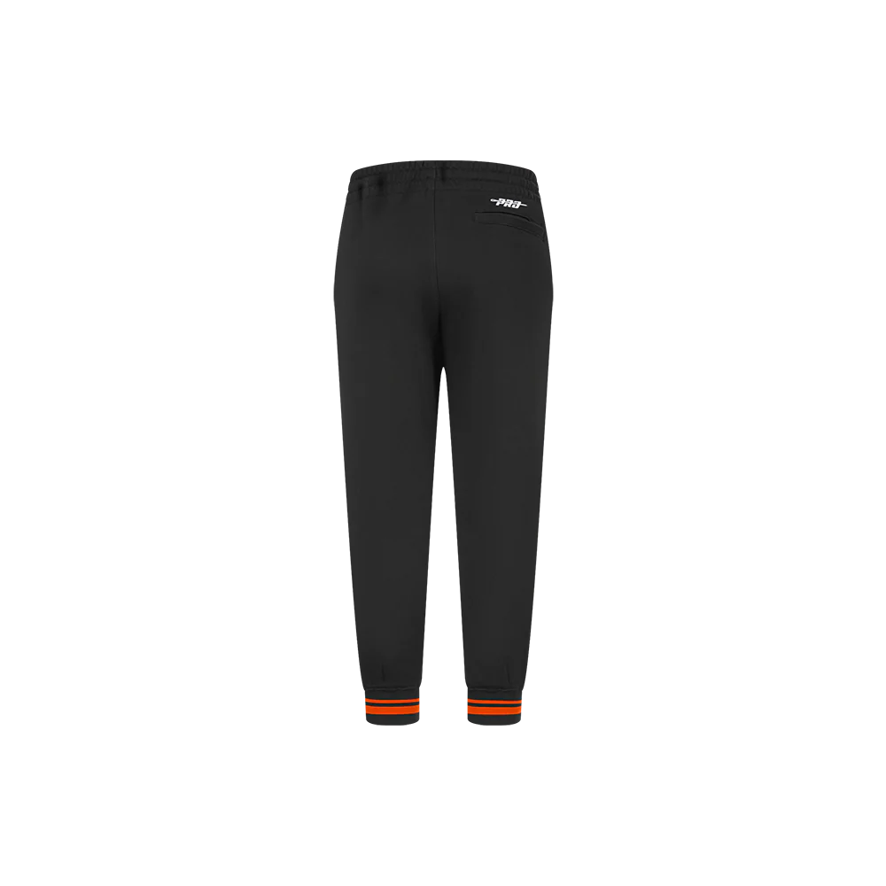 NBA PHOENIX SUNS RETRO CLASSIC LITTLE BOYS RIB FLC SWEATPANT (BLACK/ORANGE) - Image 4
