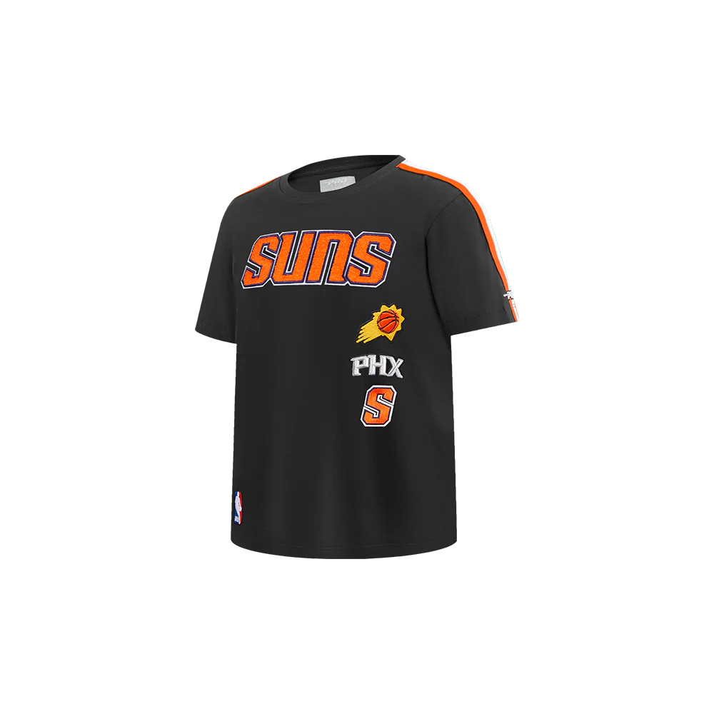 NBA PHOENIX SUNS RETRO CLASSIC TODDLER BOYS SHORT SLEEVE TAPING TEE(BLACK/ORANGE) - Image 2