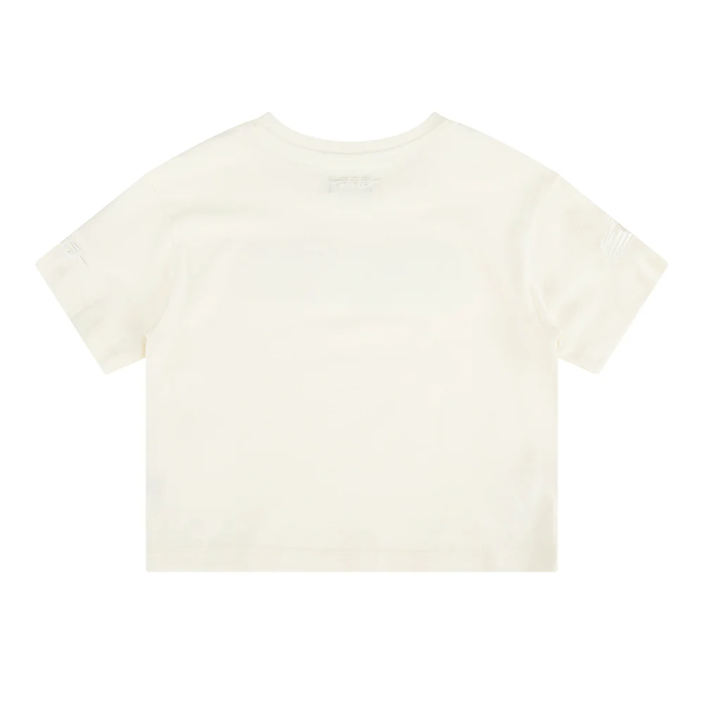 NBA PHOENIX SUNS NEUTRAL TODDLER GIRLS SHORT SLEEVE BOXY TEE (EGGSHELL) - Image 4