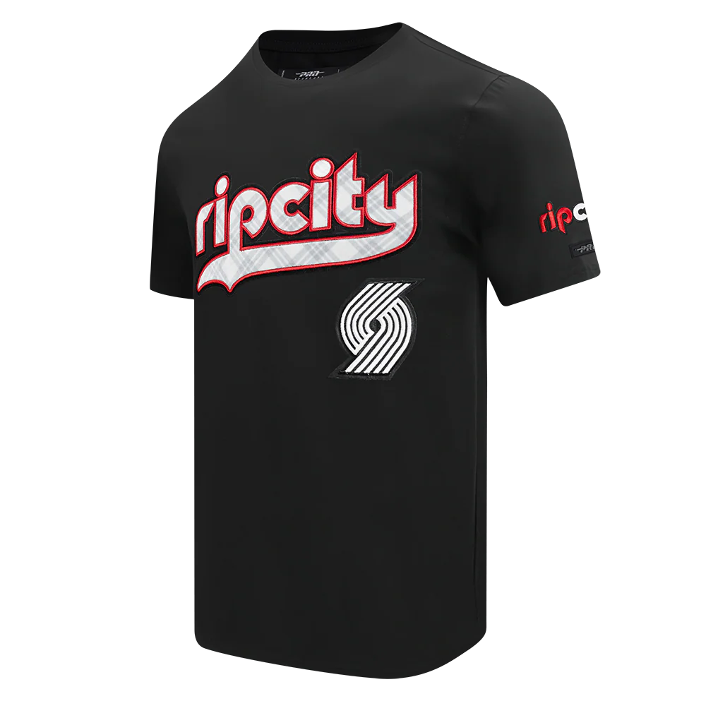 NBA PORTLAND TRAIL BLAZERS CITY EDITION 24-25 MEN'S SJ TEE (BLACK) - Image 2