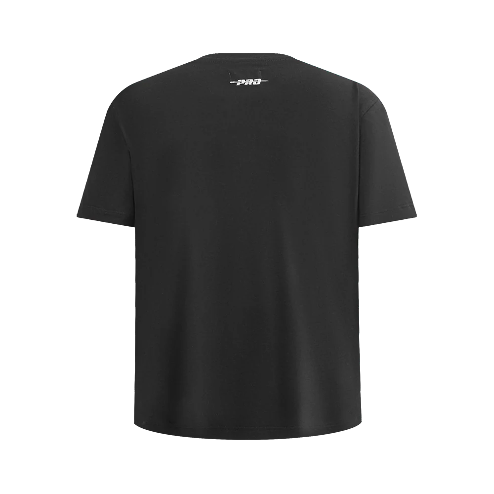 NBA PORTLAND TRAIL BLAZERS RETRO CLASSIC SINGLE JERSEY BIG BOYS SINGLE JERSEY TAPING TEE (BLACK/RED) - Image 3
