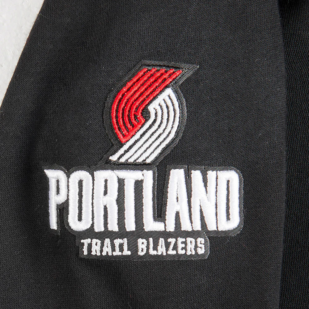 NBA PORTLAND TRAIL BLAZERS CLASSIC TODDLER BOYS FLEECE PULLOVER HOODIE (BLACK) - Image 5